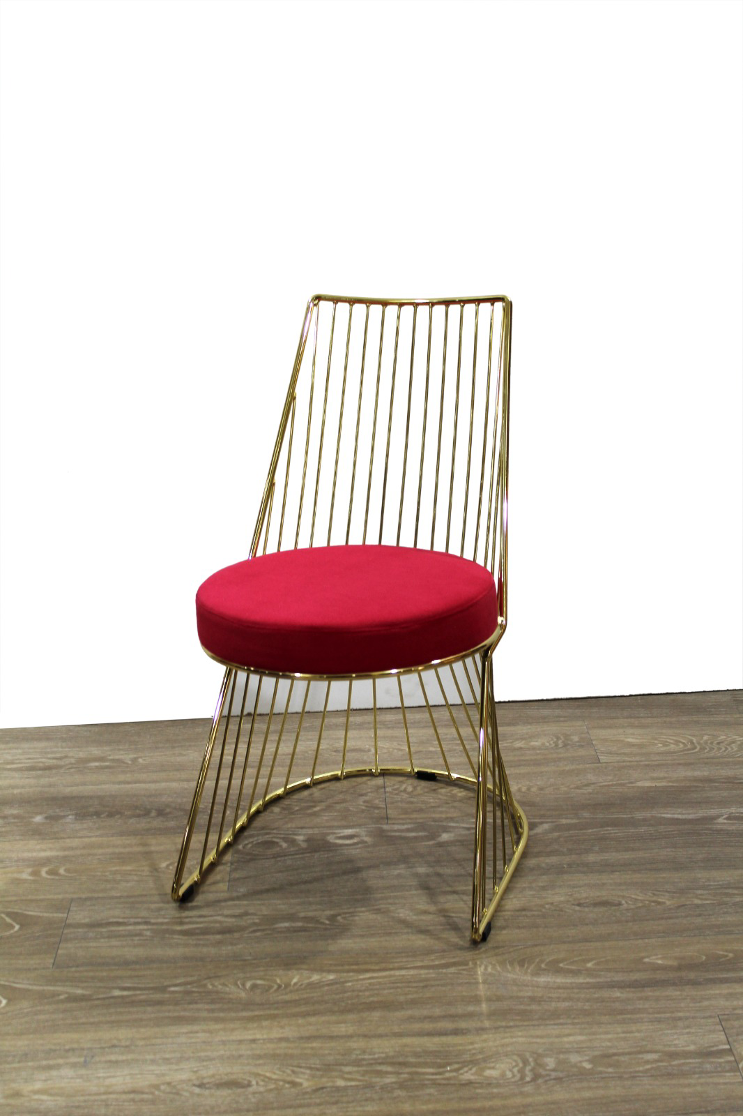 Sandalye 14615 TEL Metal GOLD kaplama Sepet ayak Baby face kumaş 