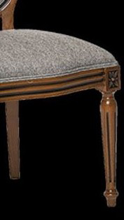 Sandalye 17767 MADALYON Model Kayın RETRO ayak Parlak ceviz Natür