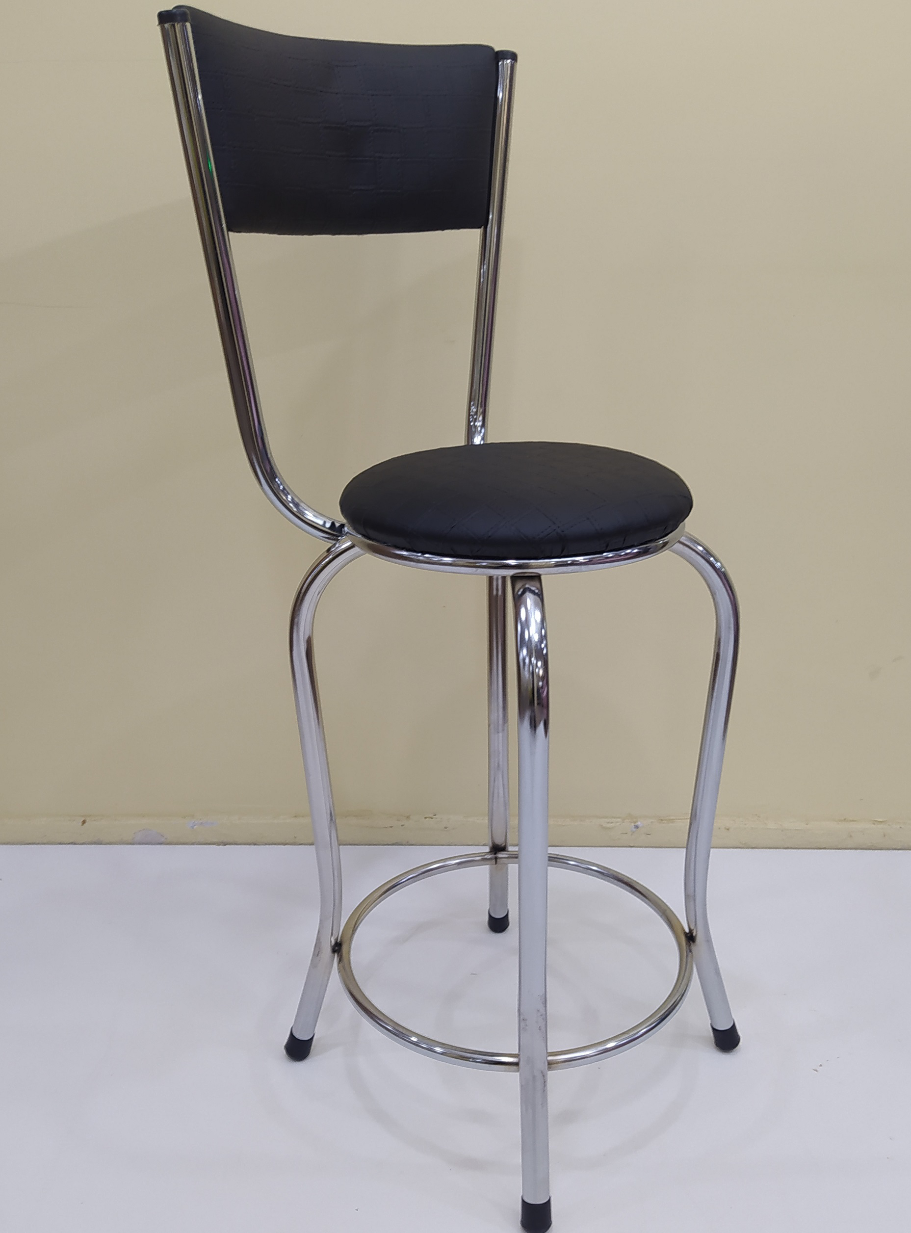 Sandalye 17868 BAR Yüksek Model Siyah 1ad Metal Çelik nikelaj Su Sandalye 17868 BAR Yüksek Model Siyah 1ad Metal Çelik nikelaj Su