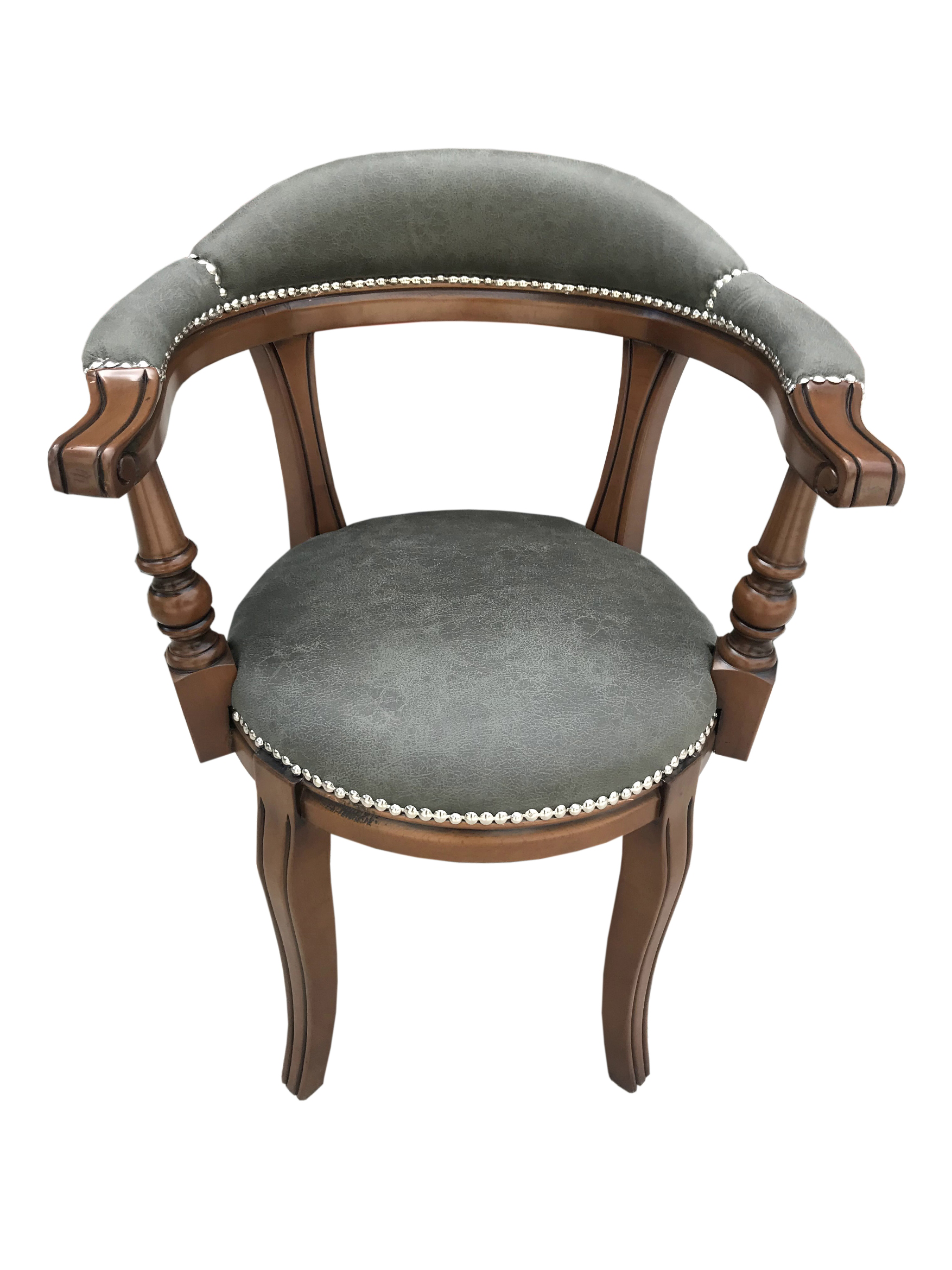 Sandalye 18010 klasik model Kayın RETRO ASLAN Ayak kalite şönil k
