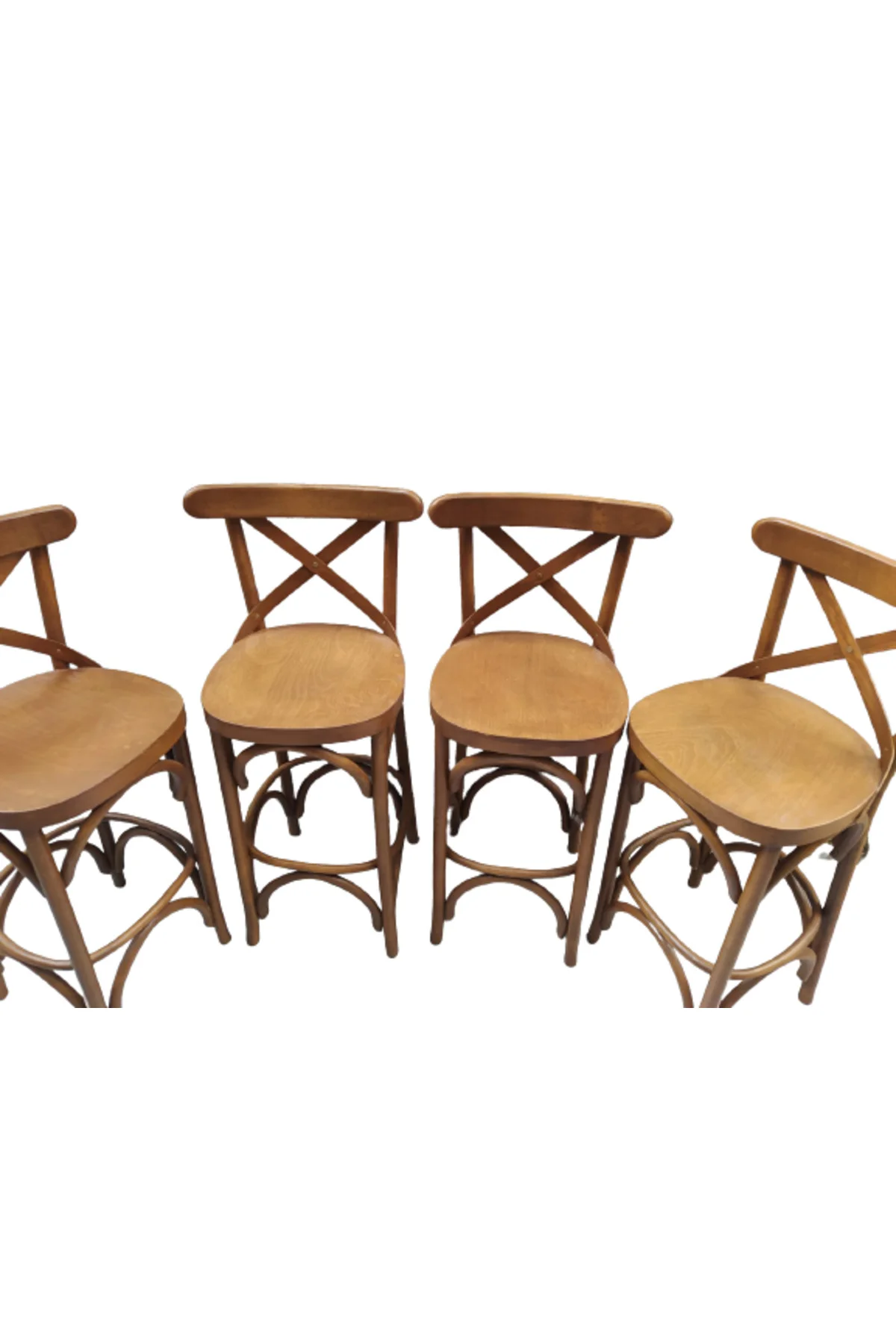 Sandalye 18466 Zus279 ÇAPRAZ BAR Klasik Model Kayın Natüre ceviz renk Elyapım - Görsel 4