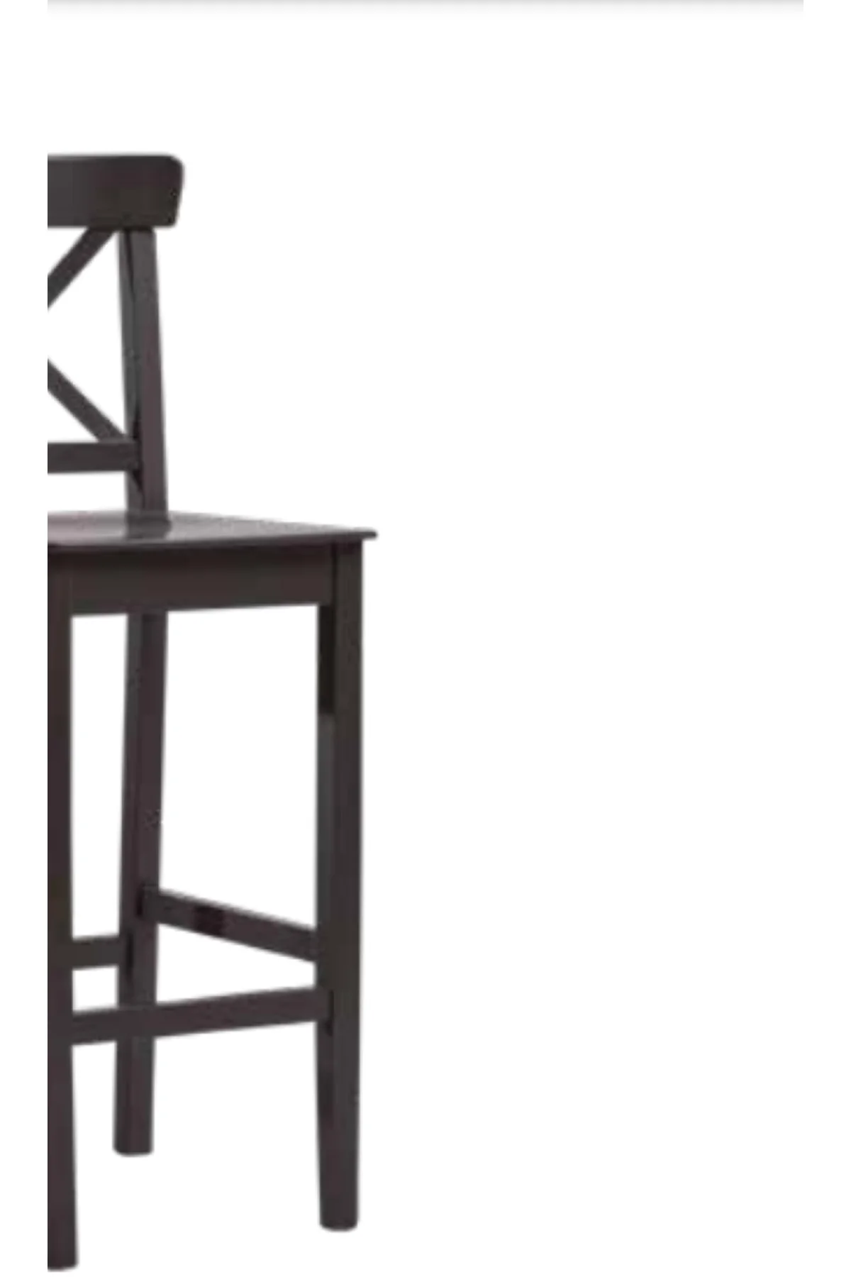 Sandalye 1924 Zus 2300 ÇAPRAZ Cafe BAR yüksek Model Kayın Ayak Parlak Siyah Sandalye 1924 Zus 2300 ÇAPRAZ Cafe BAR yüksek Model Kayın Ayak Parlak Siyah - Görsel 4