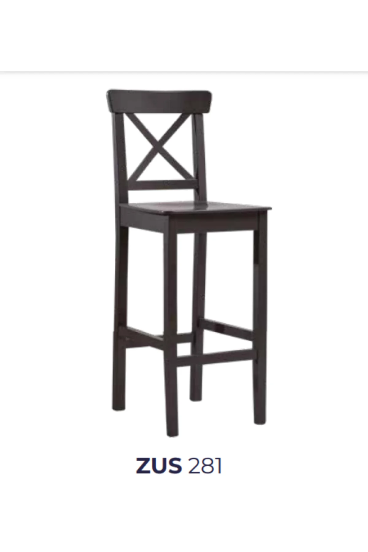 Sandalye 1924 Zus 2300 ÇAPRAZ Cafe BAR yüksek Model Kayın Ayak Parlak Siyah Sandalye 1924 Zus 2300 ÇAPRAZ Cafe BAR yüksek Model Kayın Ayak Parlak Siyah - Görsel 6
