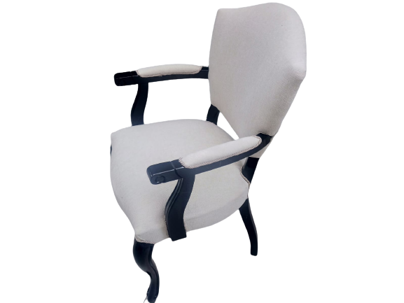 Sandalye 19443 Kelebek Berjer Model Kayın Aslan Ayak Klasik ceviz