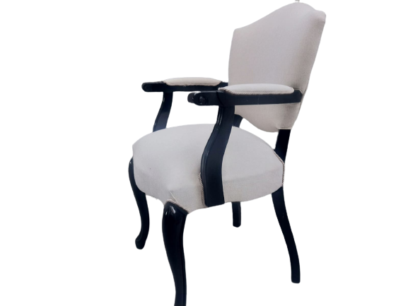 Sandalye 19443 Kelebek Berjer Model Kayın Aslan Ayak Klasik ceviz