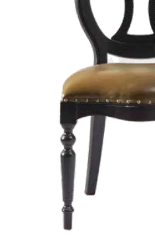 Sandalye 19744 Zus2132 Klasik Model Bej Suni Deri Kumaş Kayın Tor