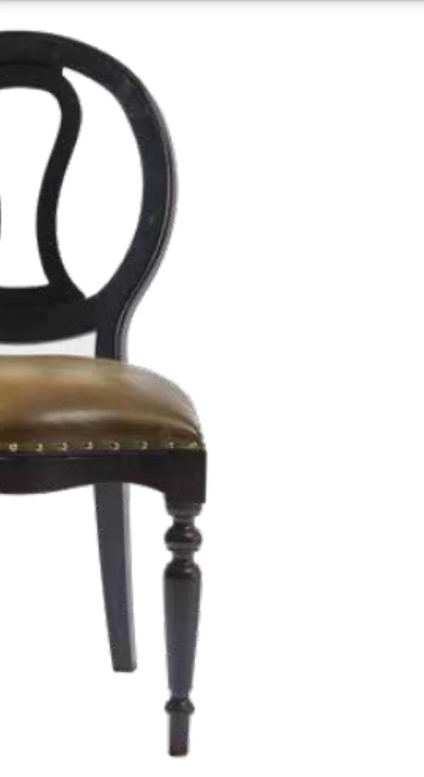 Sandalye 19744 Zus2132 Klasik Model Bej Suni Deri Kumaş Kayın Tor