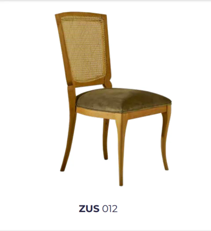 Sandalye 19750 Zus2147 HASIR SIRT Model Kayın Ayak AVANGART zarif