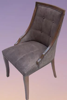 Sandalye 19777 ZUS2099 Kayın ayak ve Kenarı Çerçeve Model Kapiton