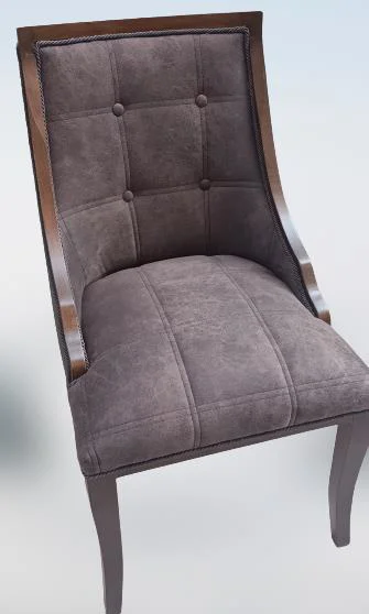 Sandalye 19777 ZUS2099 Kayın ayak ve Kenarı Çerçeve Model Kapiton