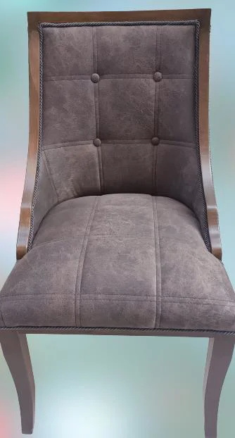 Sandalye 19777 ZUS2099 Kayın ayak ve Kenarı Çerçeve Model Kapiton