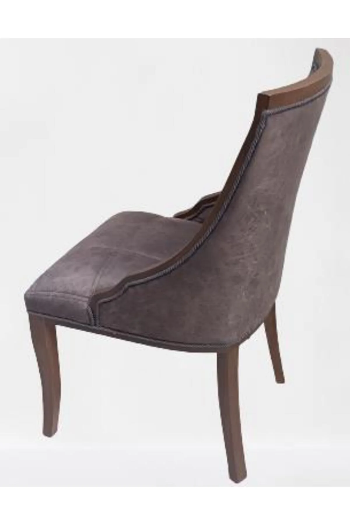 Sandalye 19777 ZUS2099 Kayın ayak ve Kenarı Çerçeve Model Kapiton Döşem El Yapım - Görsel 4
