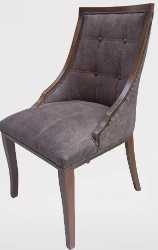 Sandalye 19777 ZUS2099 Kayın ayak ve Kenarı Çerçeve Model Kapiton