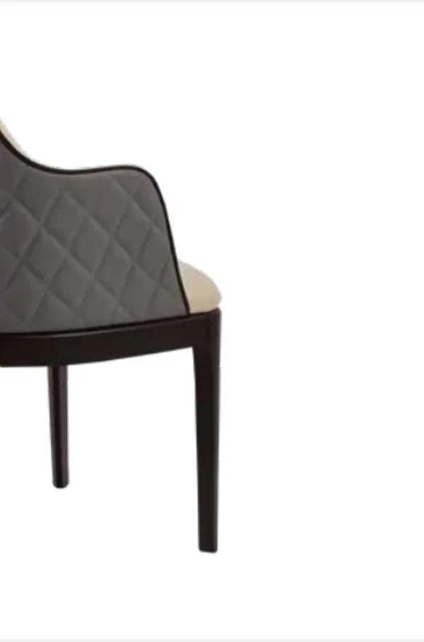 Sandalye 19796 Zus 059 Kolçak Model Gri-Bej Jaguar-Suni Deri Kuma