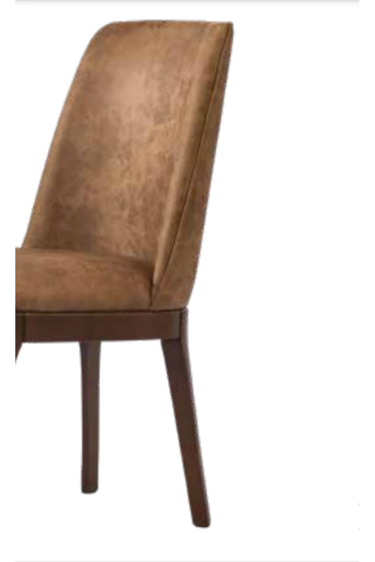 Sandalye 19799 Zus2112 Model Camel Renk Ort Oturum Sırt Kavrar Ceviz Kayın Ayak - Görsel 4
