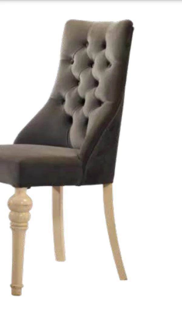 Sandalye 19800 Zus2121 Kapitone Model Gri Renk Ort Sırtı Kavrar K