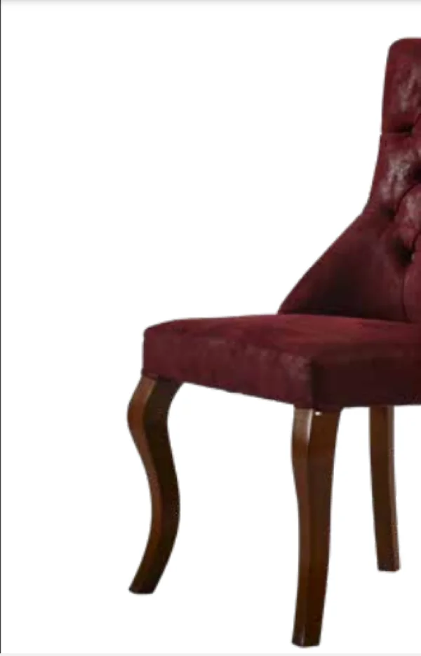 Sandalye 19801 Zus 2120  Kapitone Model Bordo Ort Sırt Kavrar Kay