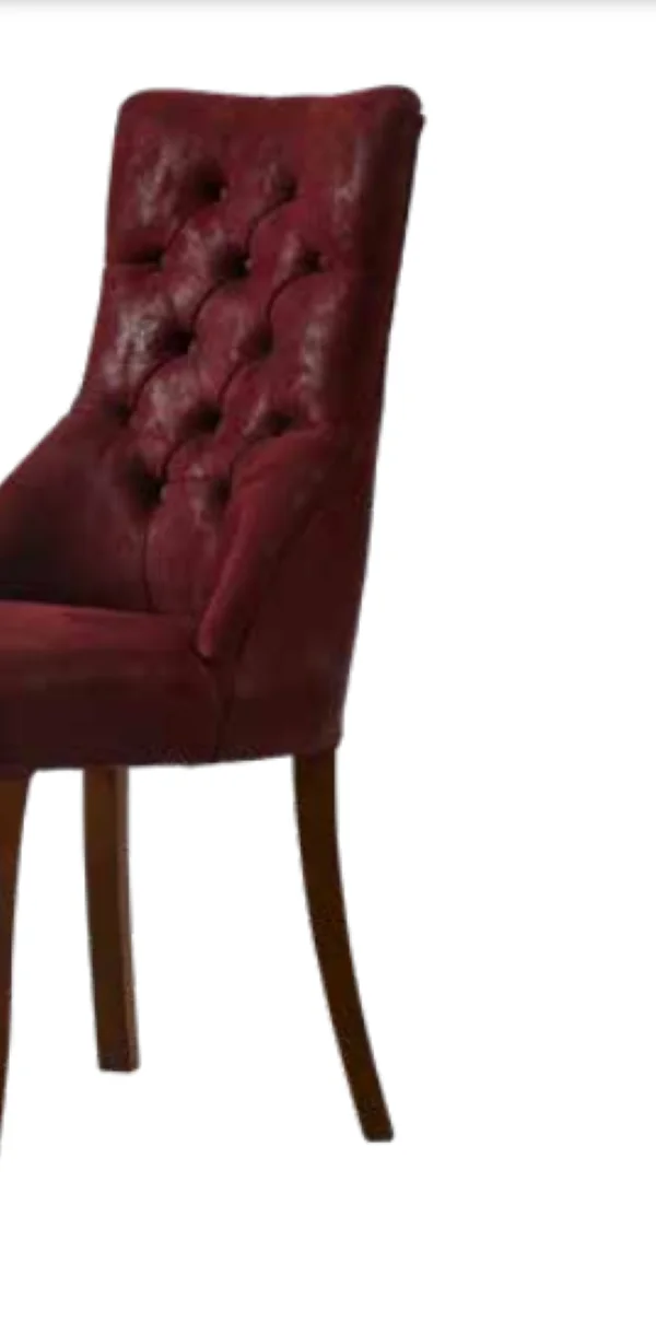 Sandalye 19801 Zus 2120  Kapitone Model Bordo Ort Sırt Kavrar Kay