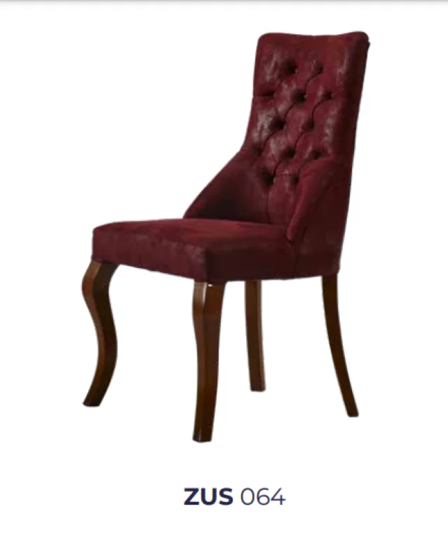 Sandalye 19801 Zus 2120  Kapitone Model Bordo Ort Sırt Kavrar Kay