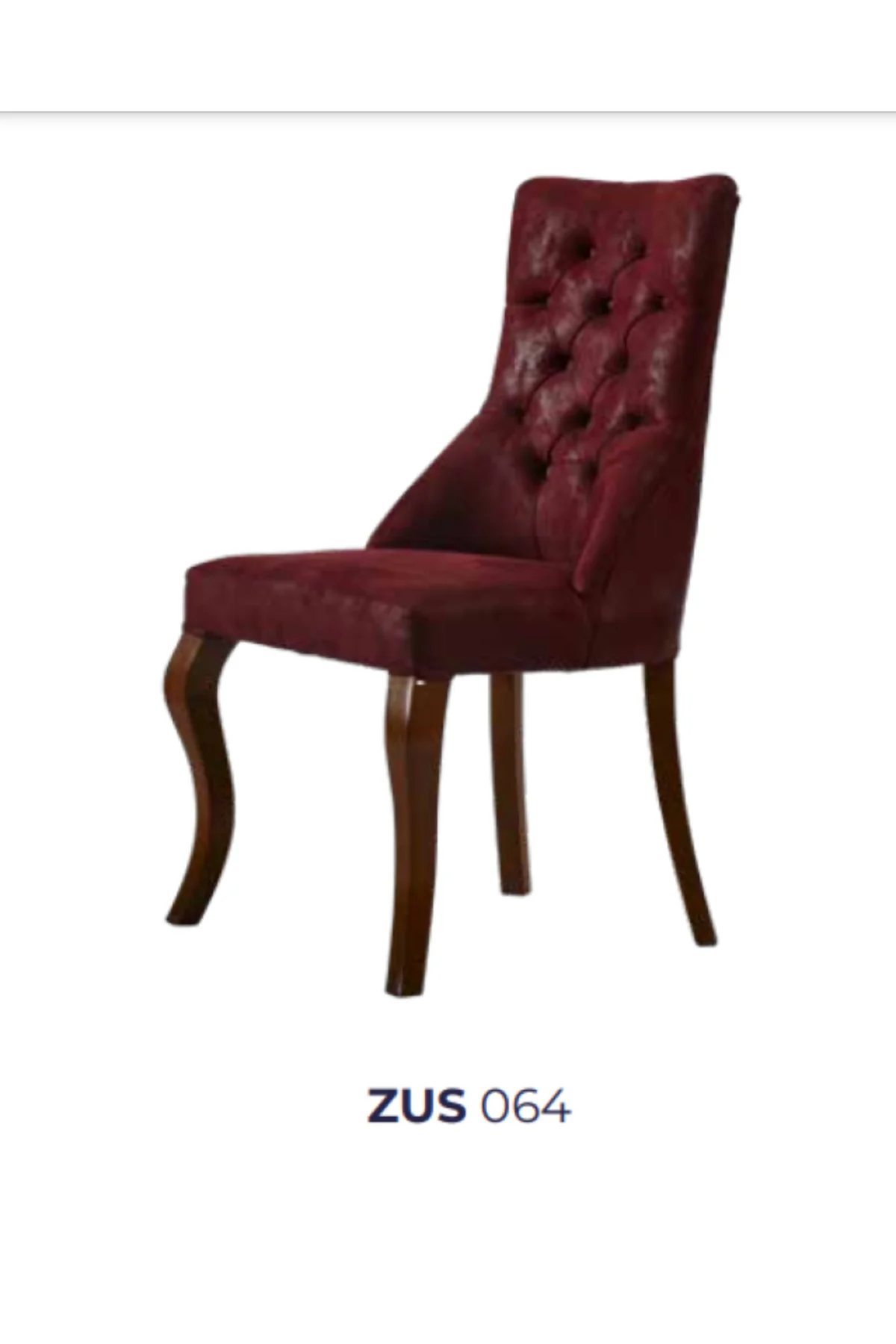 Sandalye 19801 Zus2120 Kapitone Model Bordo Ort Sırt Kavrar Kayın Avangart Ayak - Görsel 6