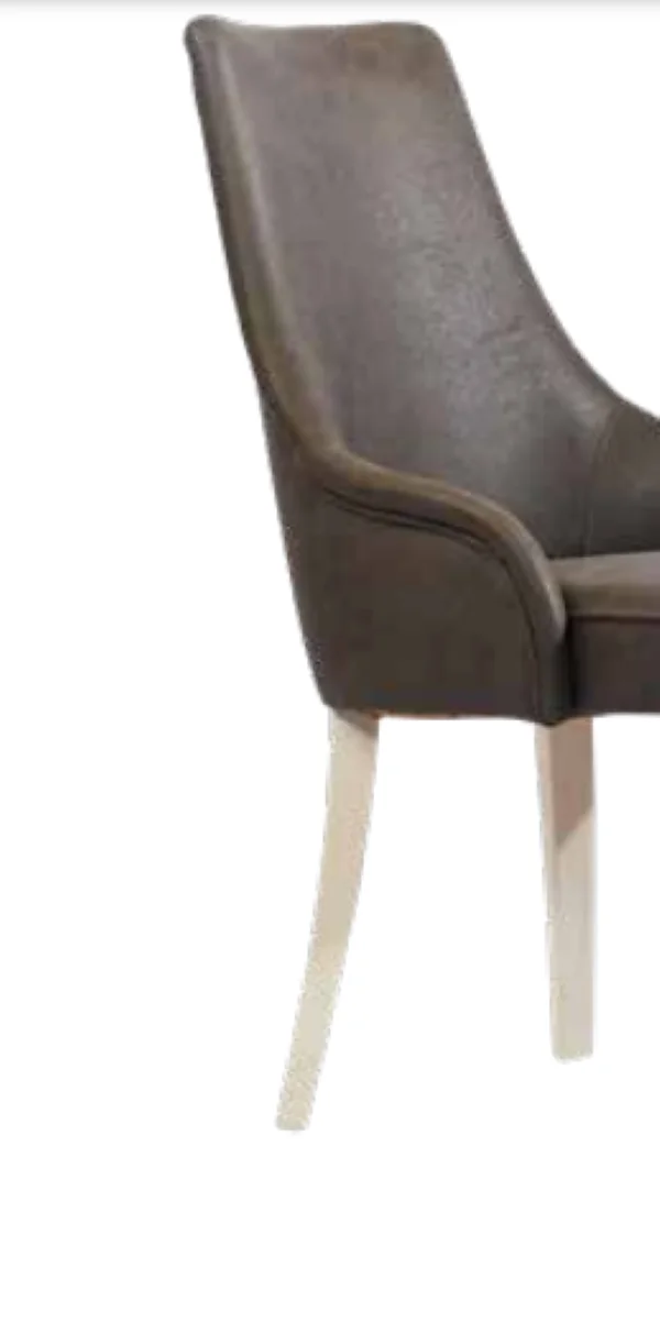 Sandalye 19819  Zus 081 Kavrar Sırt Model Antrasit Gri  Küt Beyaz