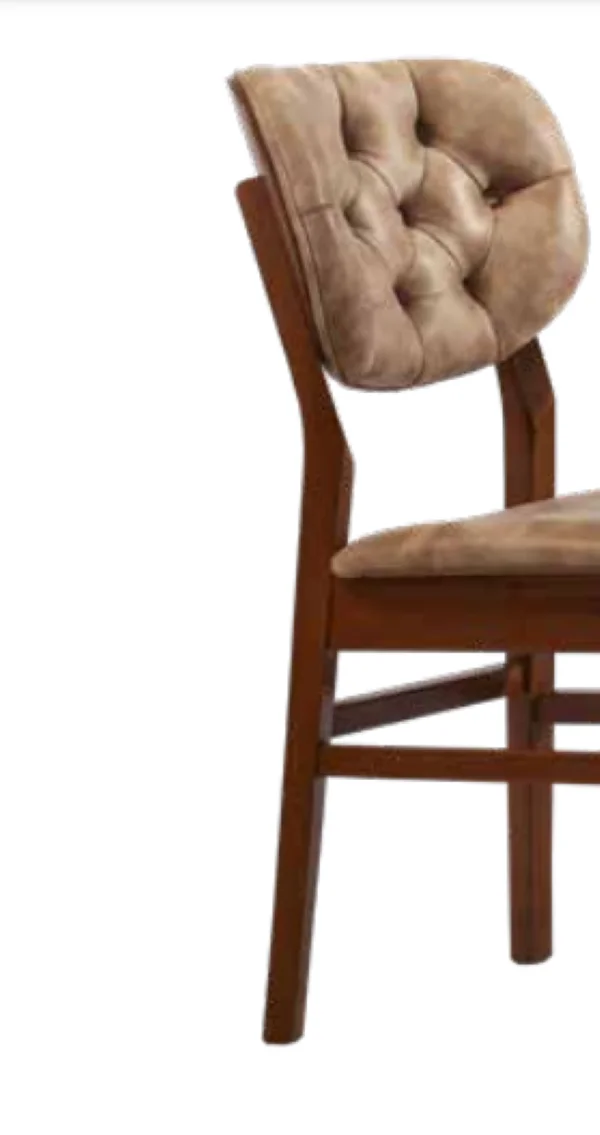 Sandalye 19841 Zus2081 Kapitone Sırtlık MODEL Kayın Retro Küt Aya