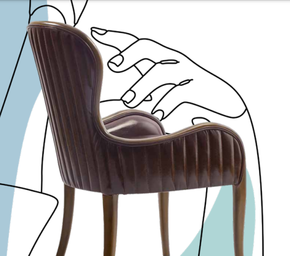 Sandalye 19853 ST Zus 2252 Dilim Avangart Kayın Ayk Suni Rugan De