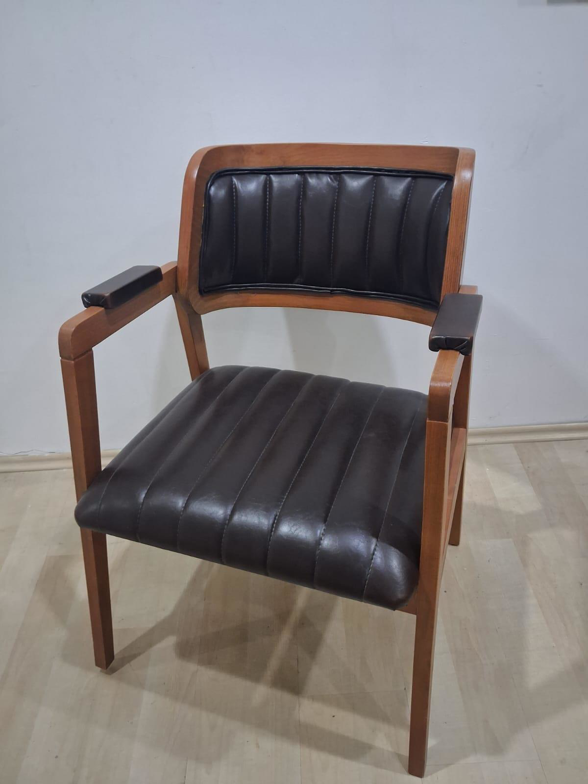 Sandalye 19863 Zus 2035 Dilim MODEL Kolçak Kayın Ortopedik Oturm 