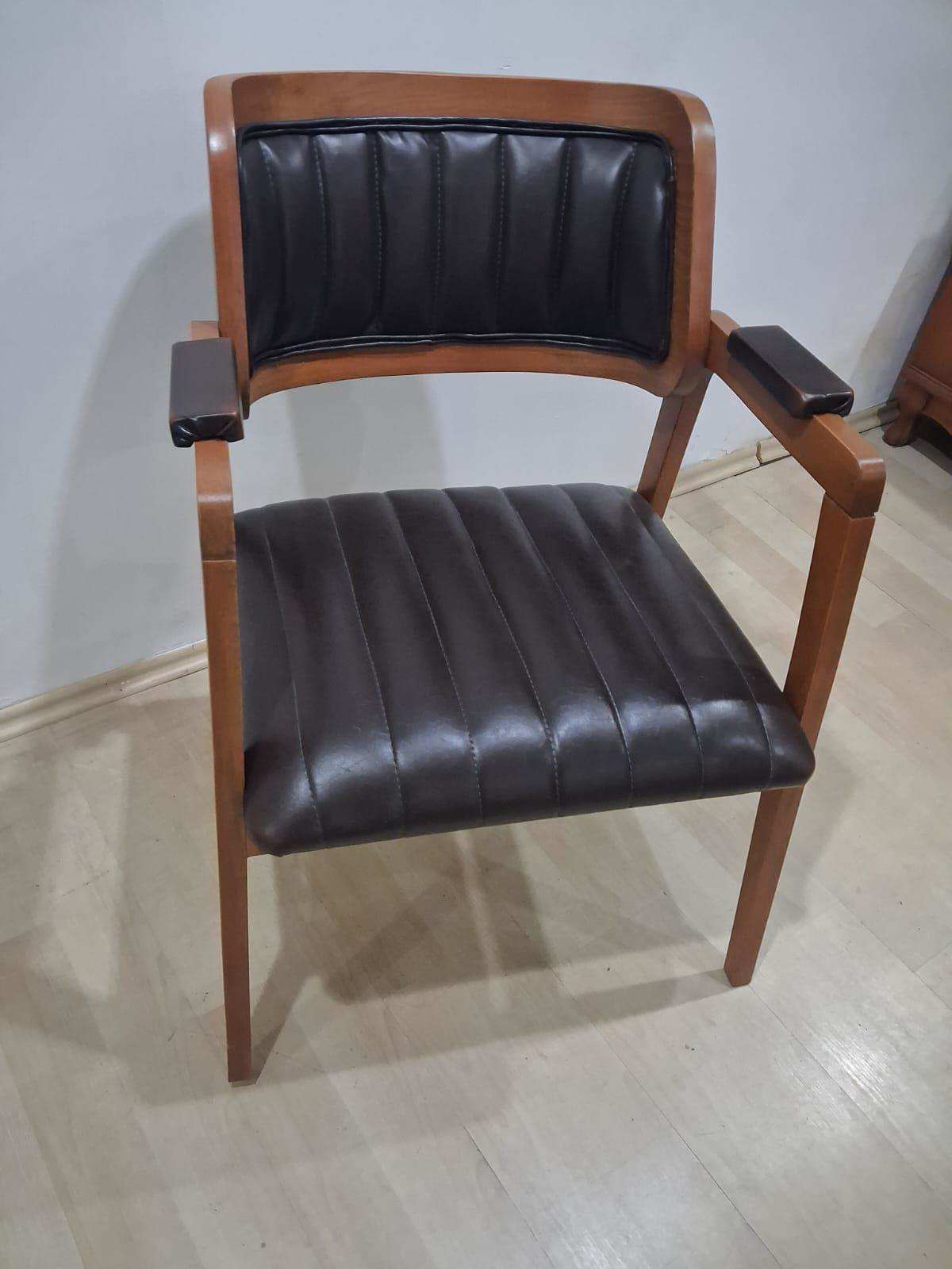 Sandalye 19863 Zus 2035 Dilim MODEL Kolçak Kayın Ortopedik Oturm 