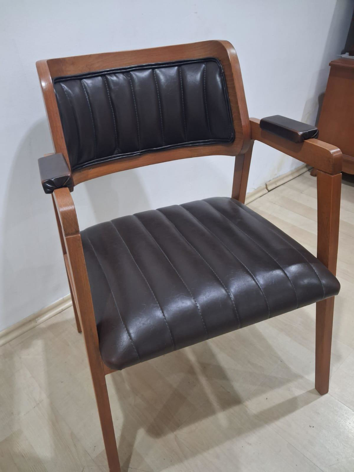 Sandalye 19863 Zus 2035 Dilim MODEL Kolçak Kayın Ortopedik Oturm 