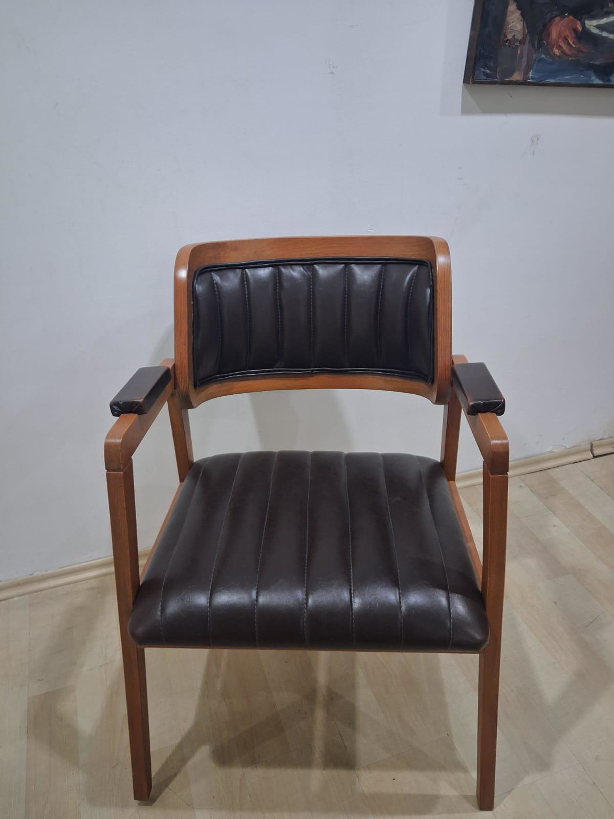 Sandalye 19863 Zus 2035 Dilim MODEL Kolçak Kayın Ortopedik Oturm 