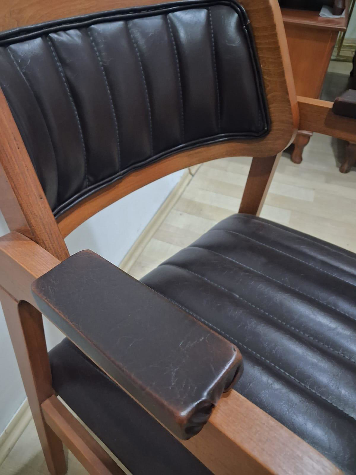 Sandalye 19863 Zus 2035 Dilim MODEL Kolçak Kayın Ortopedik Oturm 