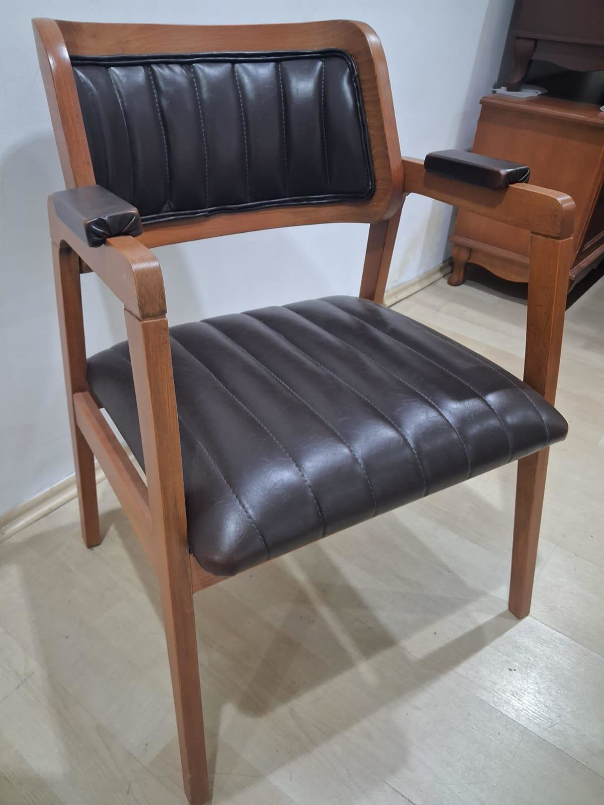 Sandalye 19863 Zus 2035 Dilim MODEL Kolçak Kayın Ortopedik Oturm 