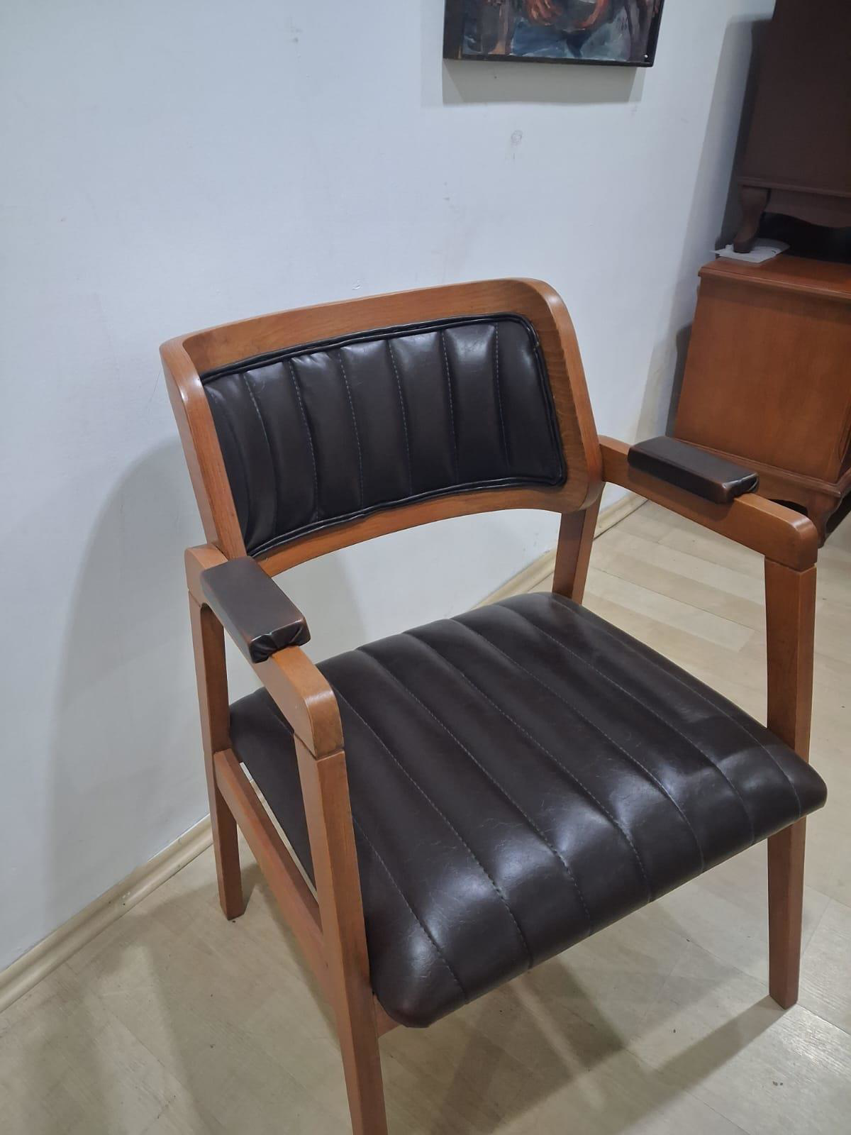 Sandalye 19863 Zus 2035 Dilim MODEL Kolçak Kayın Ortopedik Oturm 