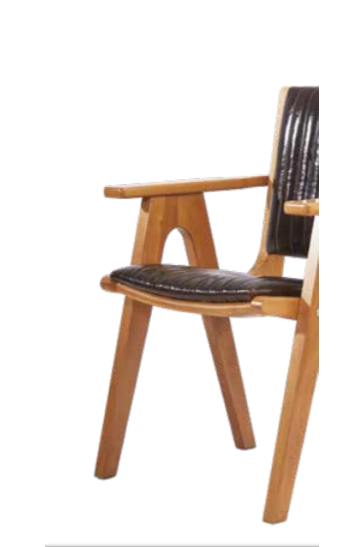 Sandalye 198717 Zus2027 Dilimli Sırtlık MODEL V Ayak Avangart Kayın Ayk Suni Deri Sandalye 198717 Zus2027 Dilimli Sırtlık MODEL V Ayak Avangart Kayın Ayk Suni Deri - Görsel 2