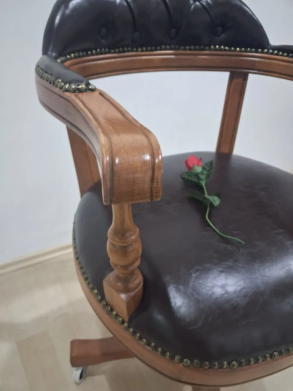 Sandalye 198724 Zus 2168 AMATSÖR Model Tam Kolçak Ayk Parlk Cevz 
