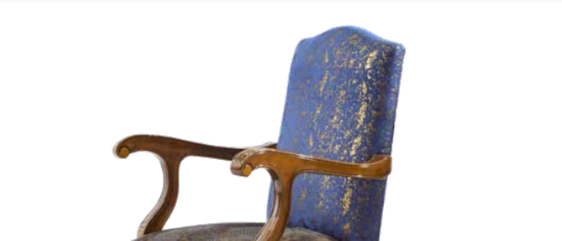 Sandalye 198752 Zus2250 Model Oyma Ayak-Sırtlık Ahşap Retro Ceviz