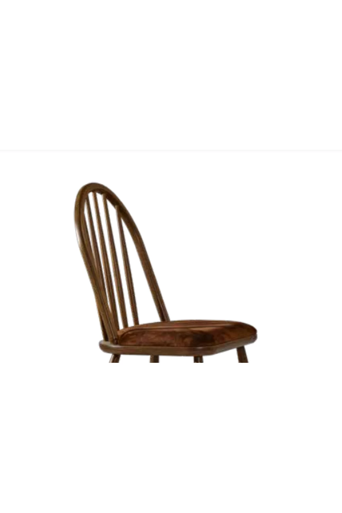 Sandalye 198771 Zus2186 Çıta Oval Sırtlık Model Kayın Ayk Ceviz Boya Yumuşak Otrm - Görsel 2