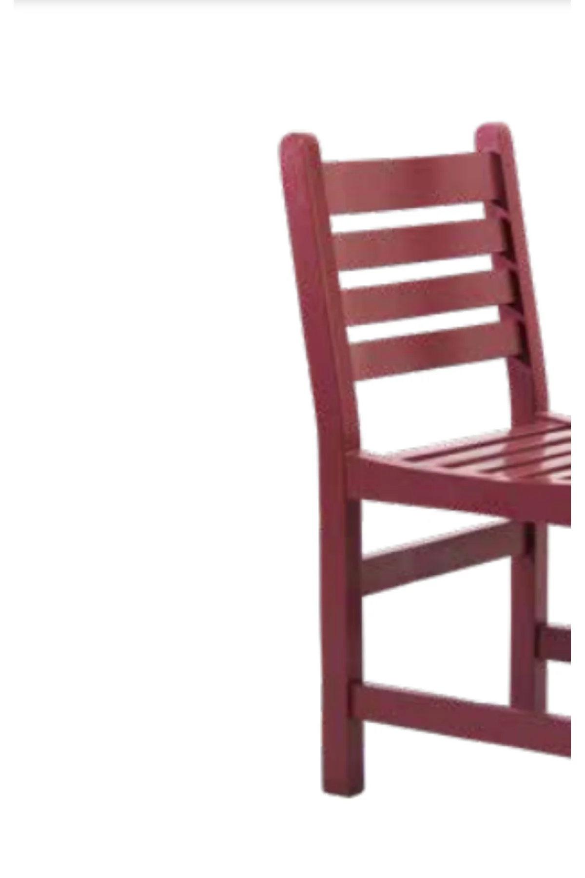 Sandalye 198784 Zus2212 Ahşap Sırtlık Köy tipi Model Parlak PEMBE Ahşp Kayın Ayak - Görsel 5