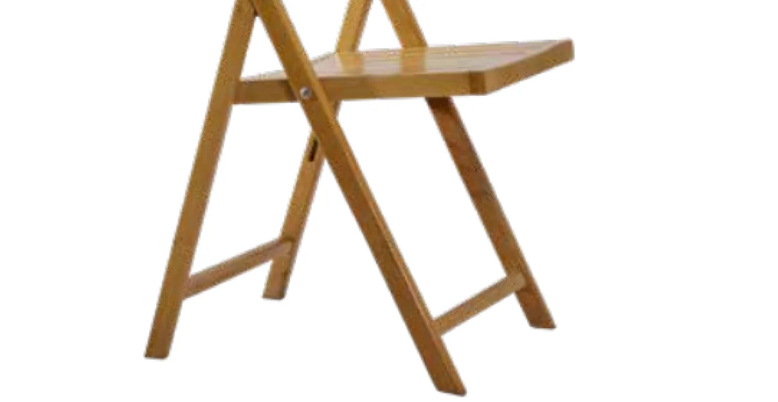 Sandalye 198785 Zus2213 Katlanır Model Parlak AÇIK CEVİZ Kayın To