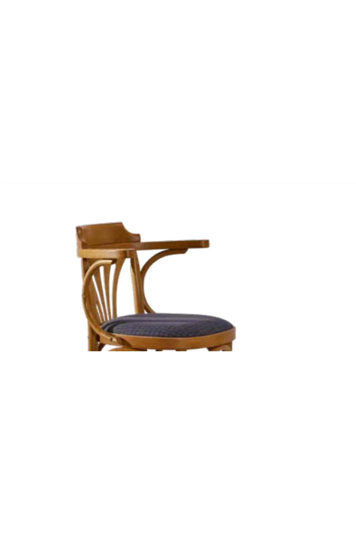 Sandalye 19899 Zus2201 Kulakl Sırt Model Bambu Retro Ayak Açık Ceviz Renk El Yapı - Görsel 2