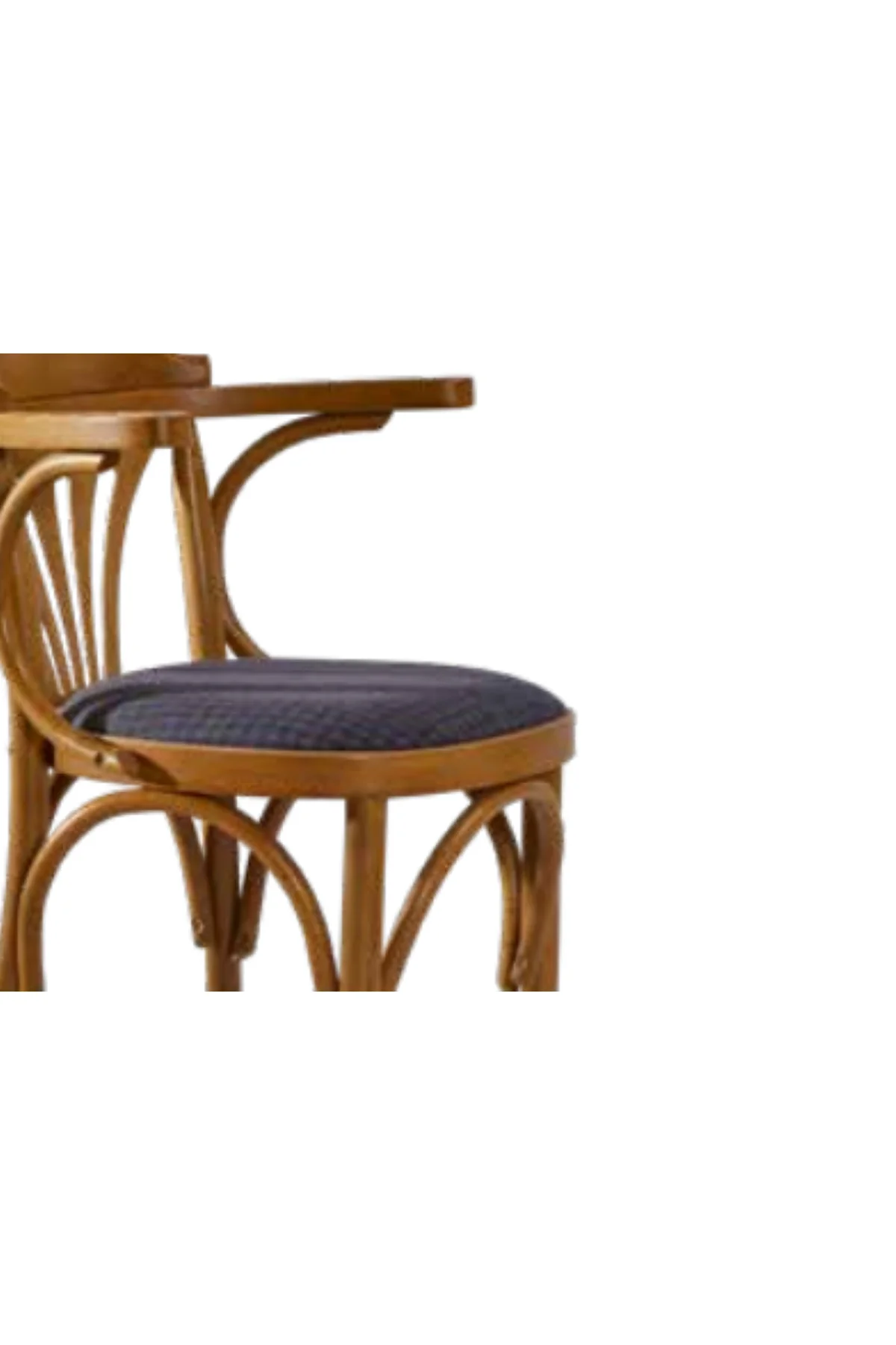 Sandalye 19899 Zus2201 Kulakl Sırt Model Bambu Retro Ayak Açık Ceviz Renk El Yapı - Görsel 4