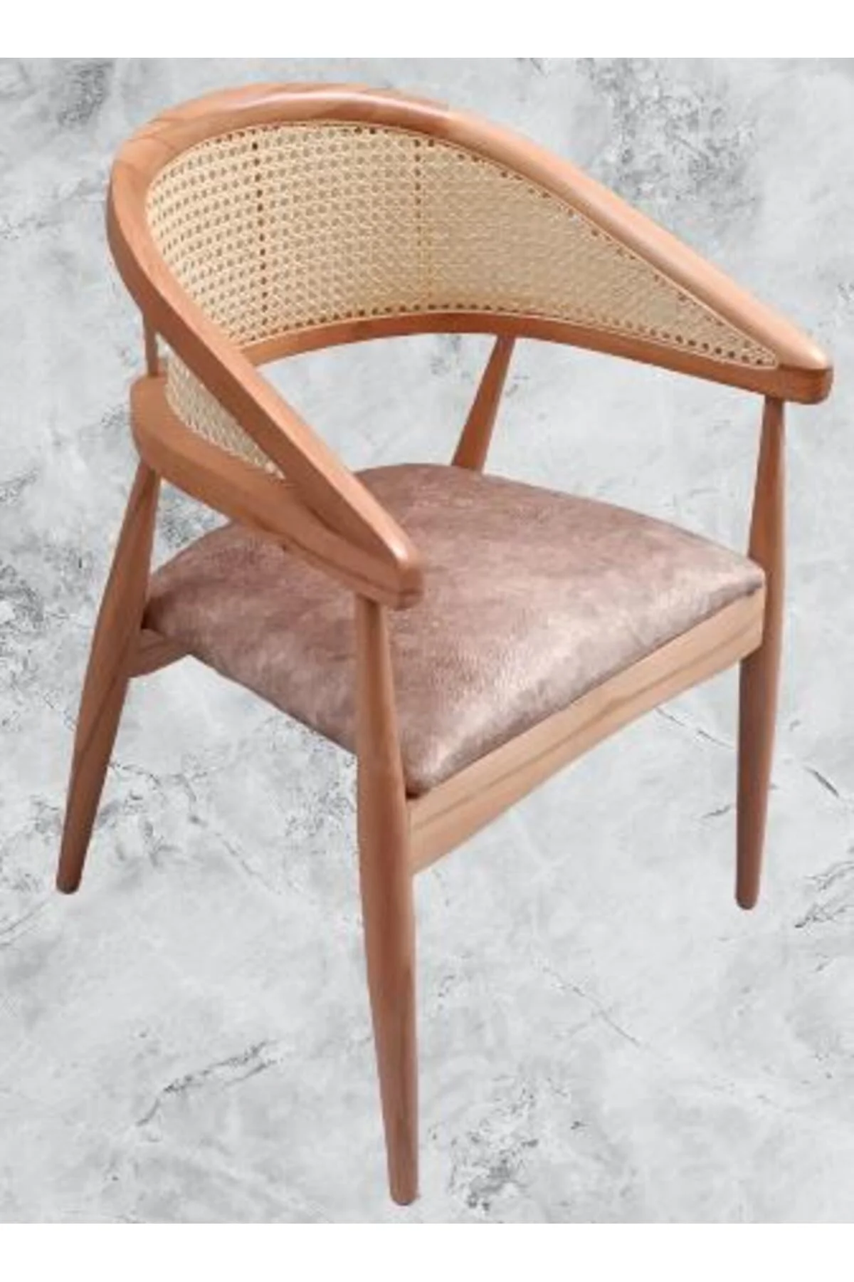 Sandalye 90159 İnci Hasır Klasik Model Ort Oturum Kayın Ayak Soho kumaş El yapım Sandalye 90159 İnci Hasır Klasik Model Ort Oturum Kayın Ayak Soho kumaş El yapım - Görsel 2