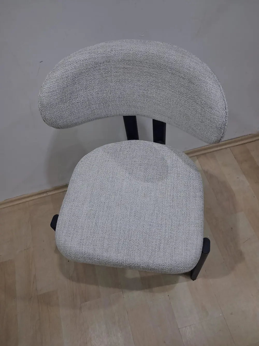 Sandalye 90603 Eliza Model Metal Siyah Ayak 1 Ad Ortopedik Kalın 