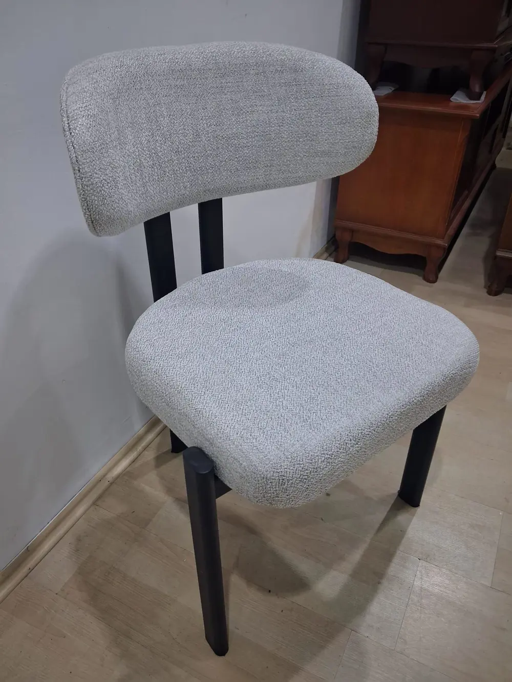 Sandalye 90603 Eliza Model Metal Siyah Ayak 1 Ad Ortopedik Kalın 