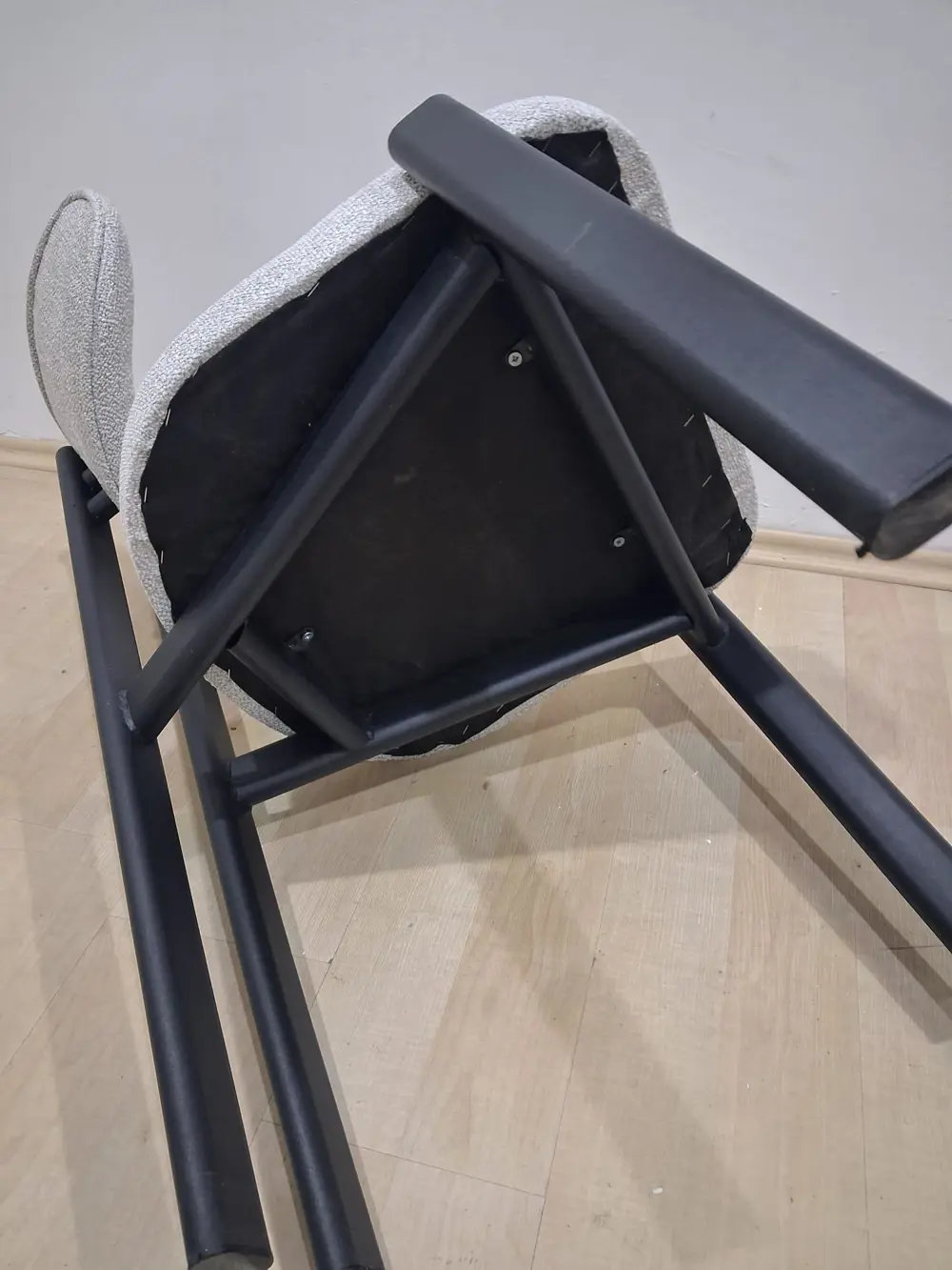 Sandalye 90603 Eliza Model Metal Siyah Ayak 1 Ad Ortopedik Kalın 