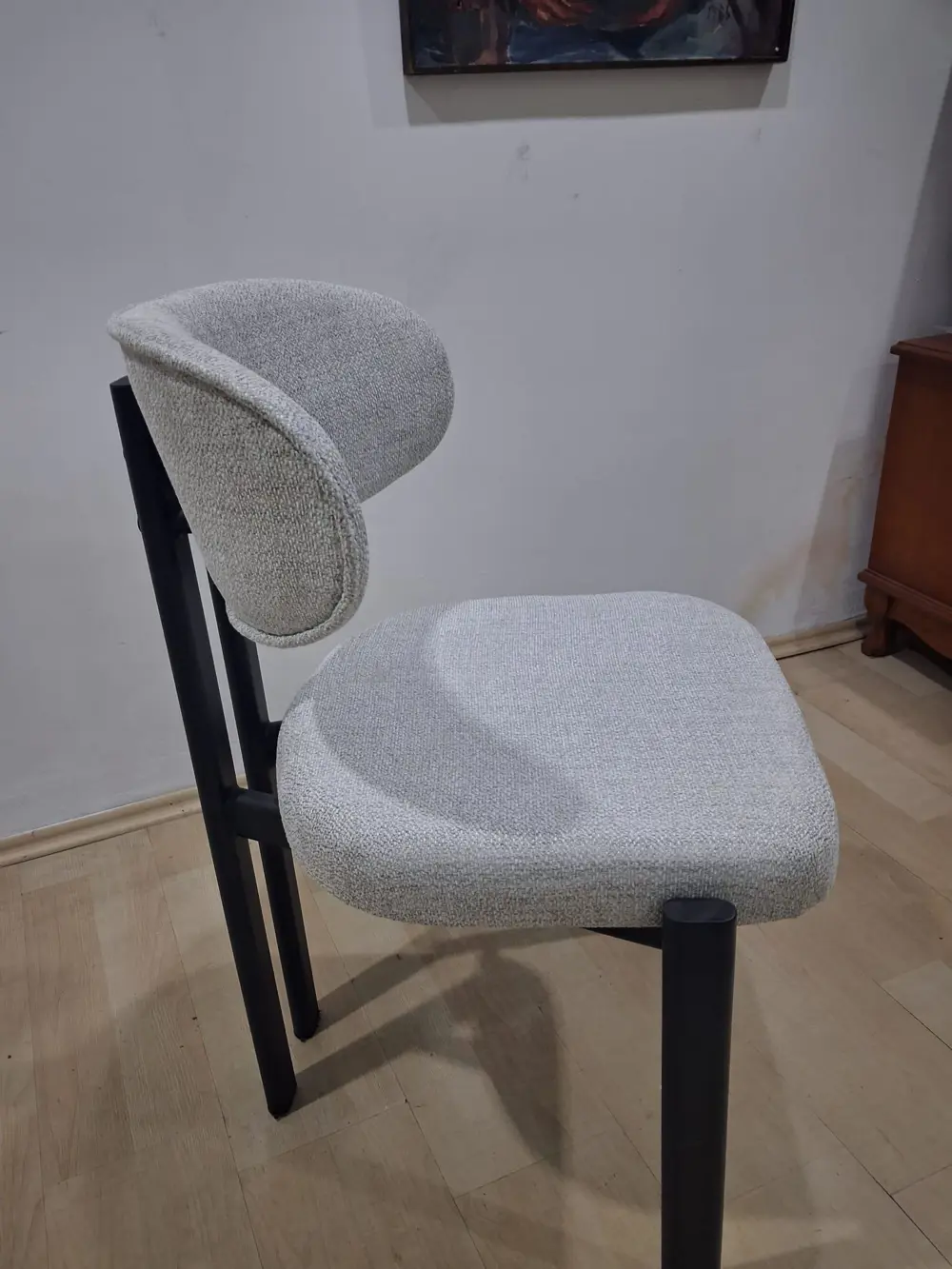 Sandalye 90603 Eliza Model Metal Siyah Ayak 1 Ad Ortopedik Kalın 