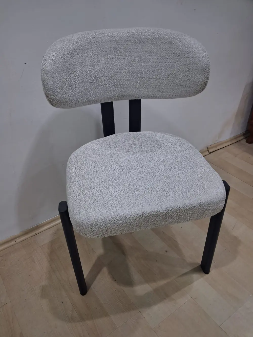 Sandalye 90603 Eliza Model Metal Siyah Ayak 1 Ad Ortopedik Kalın 