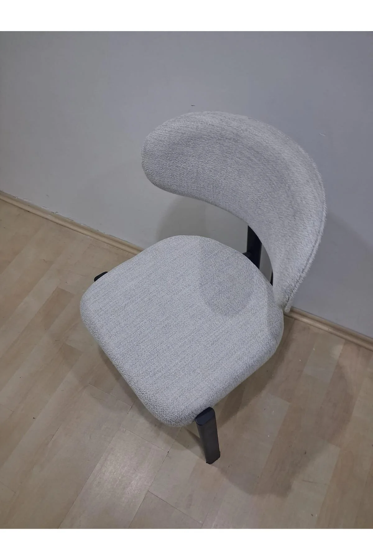 Sandalye 90603 Eliza Model Metal Siyah Ayak 1 Ad Ortopedik Kalın Sünger - Görsel 6
