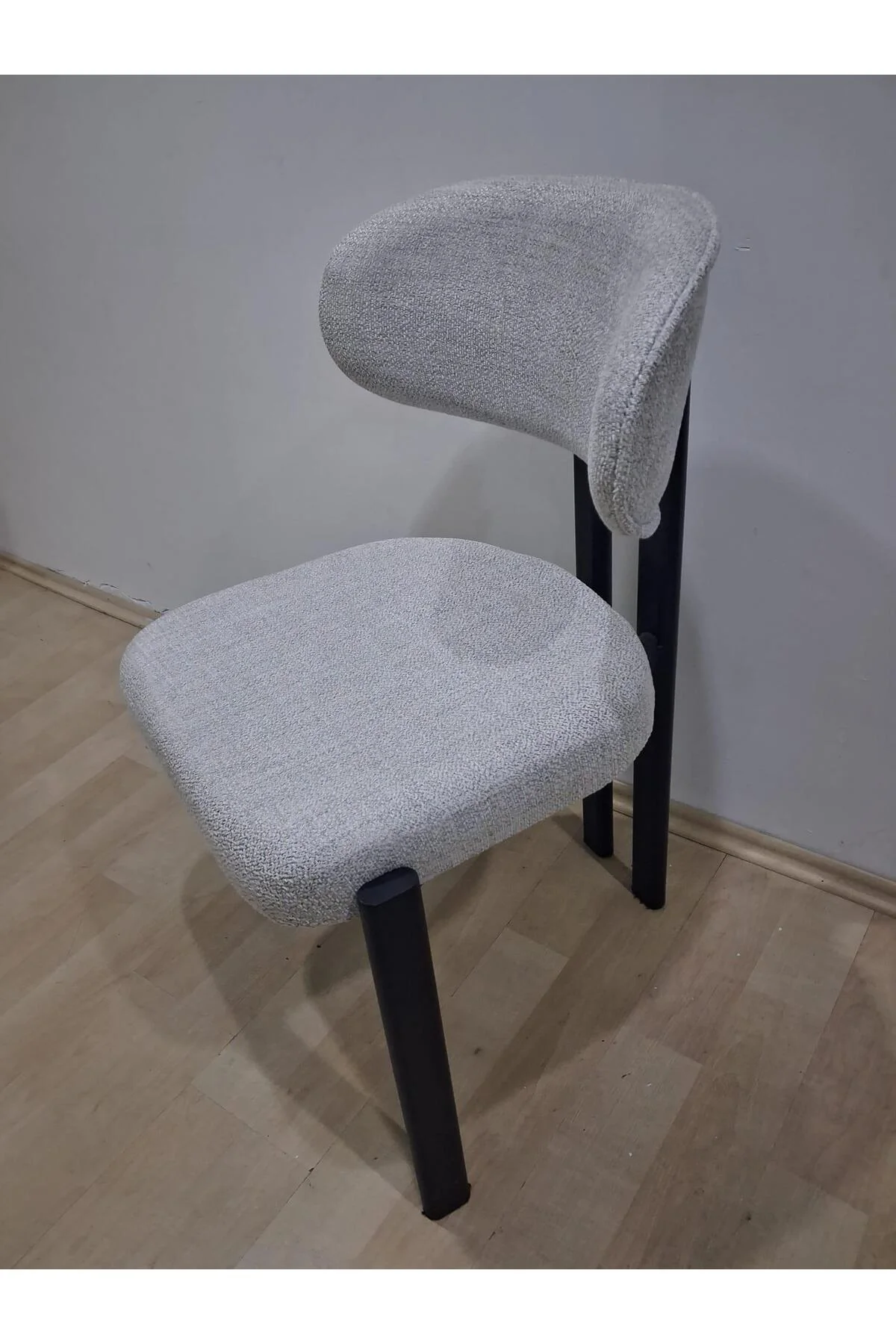 Sandalye 90603 Eliza Model Metal Siyah Ayak 1 Ad Ortopedik Kalın Sünger - Görsel 5